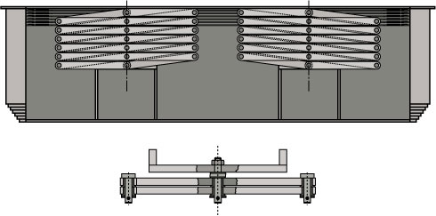Protetores telescópicos com pantógrafo
