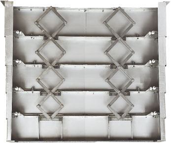 Protetores telescópicos com molas